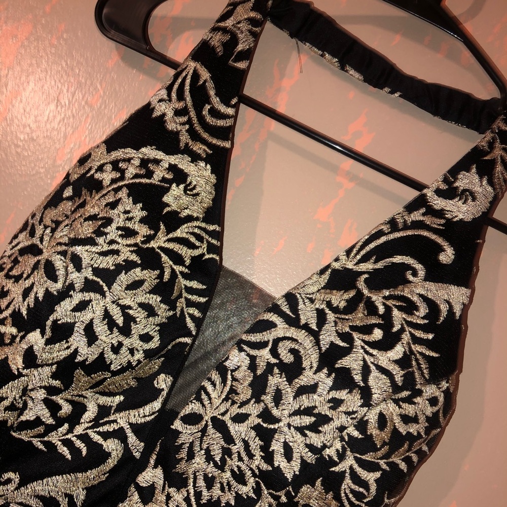 Black and Gold dress. WORN ONCE.
